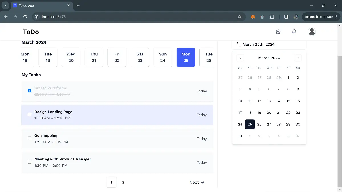 Task Manager App screenshot 2